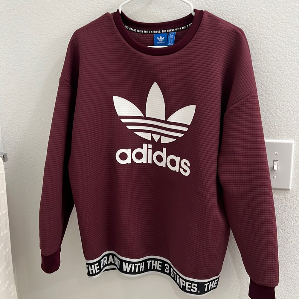 Adidas Trefoil Waffle 3 stripes Pullover